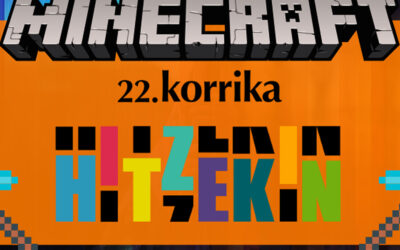 Xabier Mikel, de DBH 4, ha participado en la Korrika virtual a través de ‘Minecraft’
