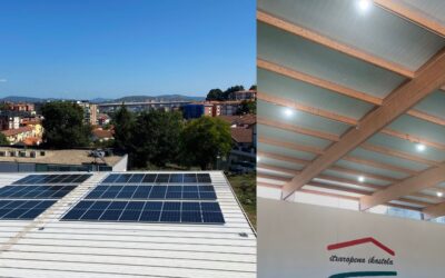 Ya están en marcha las placas solares de la Ikastola